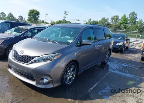 2017 Toyota Sienna Se Premium 8 Passenger из США, поврежденный, VIN 5TDXZ3DC4HS799333